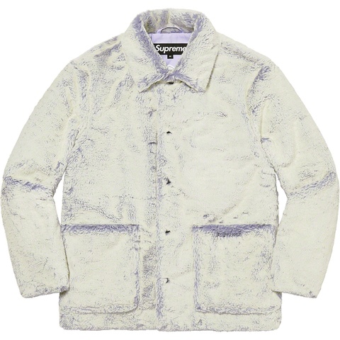 Supreme 2-Tone Faux Fur Shop Coat - Lilac