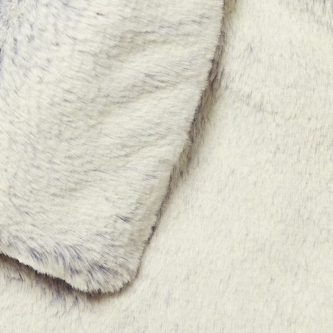 Supreme 2-Tone Faux Fur Shop Coat - Lilac