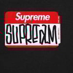 Supreme Gonz Nametag S S Top (FW21) - Black
