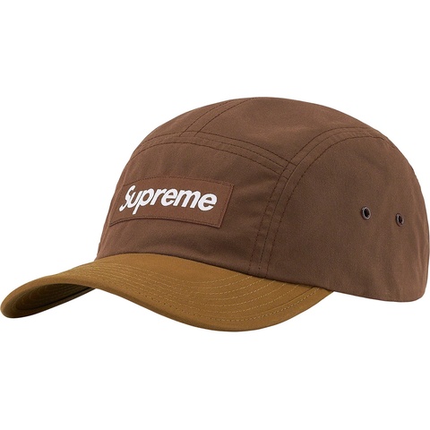 Supreme Waxed Cotton Camp Cap - Brown