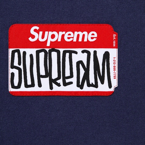 Supreme Gonz Nametag S/S Top - Washed Navy