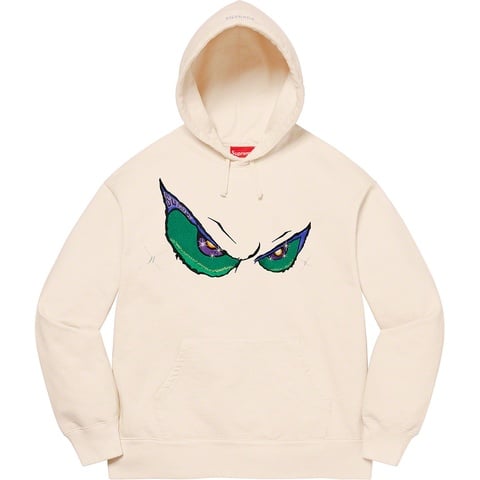 Supreme Eyes Hooded Sweatshirt - Natural