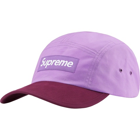 Supreme Waxed Cotton Camp Cap - Purple