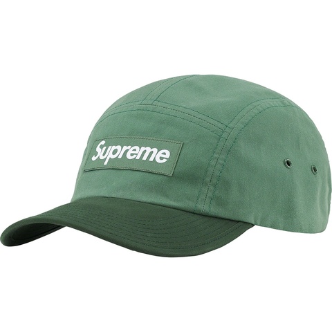 Supreme Waxed Cotton Camp Cap - Green