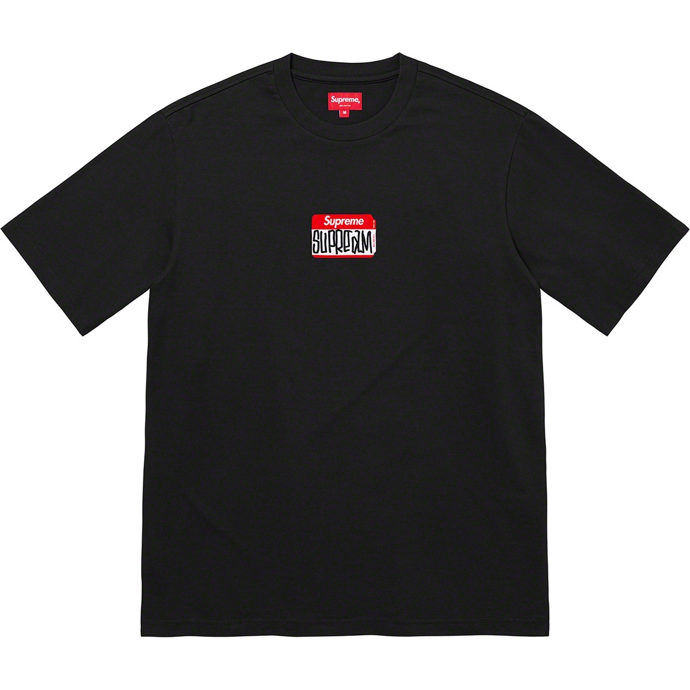 Supreme Gonz Nametag S S Top (FW21) - Black - $68
