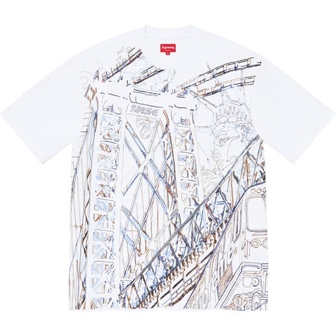 Supreme Bridge Embroidered S/S Top - White