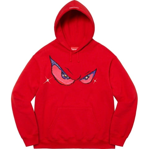 Supreme Eyes Hooded Sweatshirt - Red