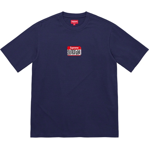 Supreme Gonz Nametag S/S Top - Washed Navy
