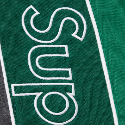 Supreme Track Paneled Zip Up Hooded Sweatshirt - Light Pine