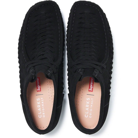 Supreme Supreme®/Clarks Originals® Woven Wallabee® - Black