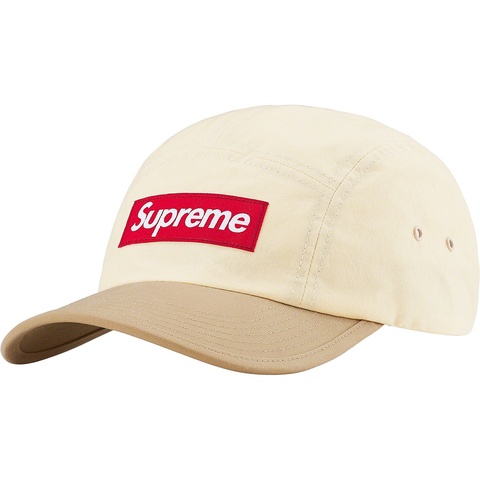 Supreme Waxed Cotton Camp Cap - Natural