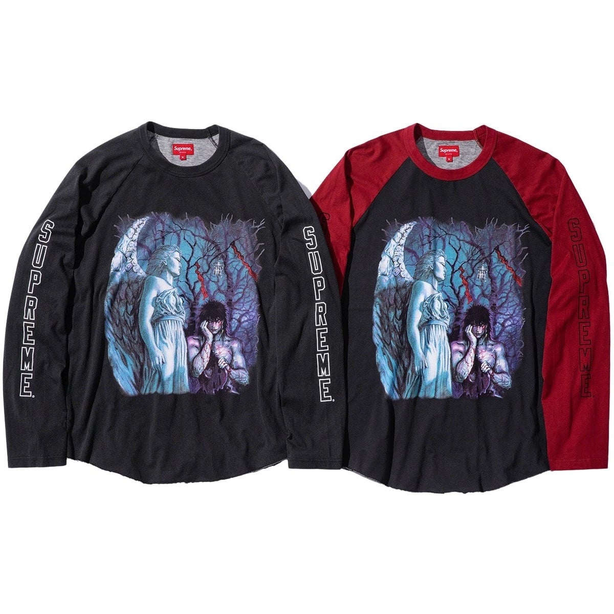 Supreme/The Crow Raglan L/S Top - SupremeCommunity