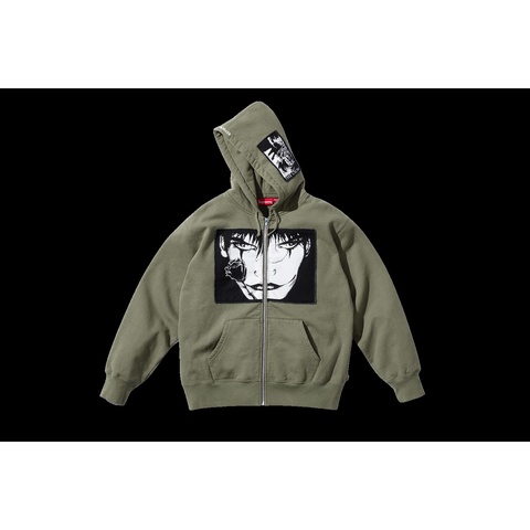 Supreme/The Crow Zip Up Hooded Sweatshirt - Supreme