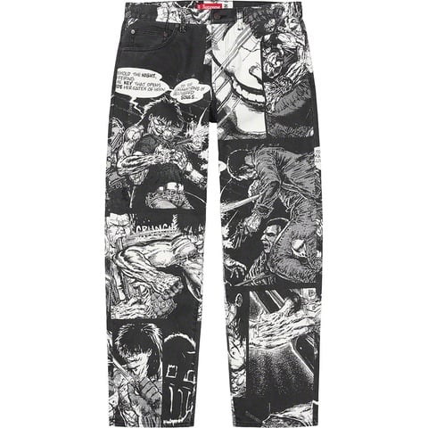 Supreme Supreme/The Crow Regular Jean - White