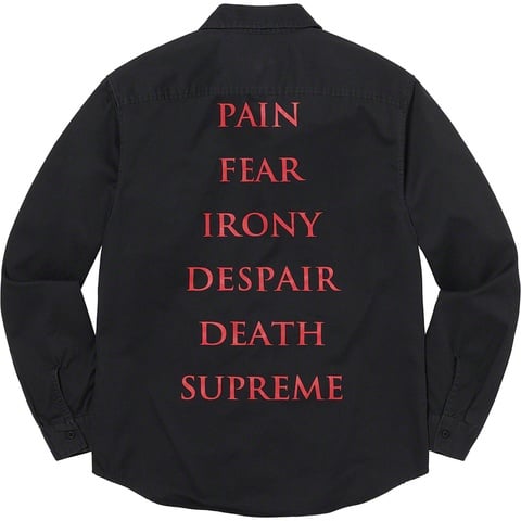 Supreme Supreme/The Crow Work Shirt - Black