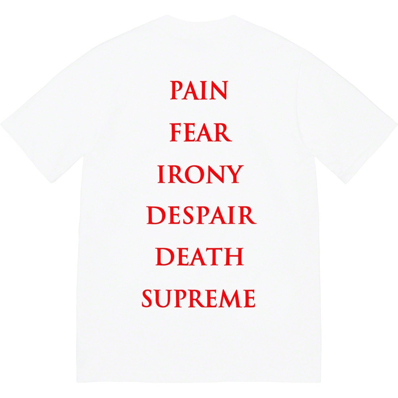 Supreme Supreme The Crow Tee (FW21) - White - $44