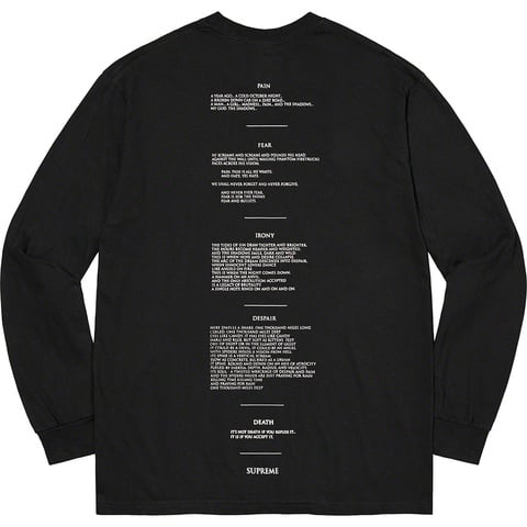 Supreme/The Crow L/S Tee - fall/winter 2021 - Supreme