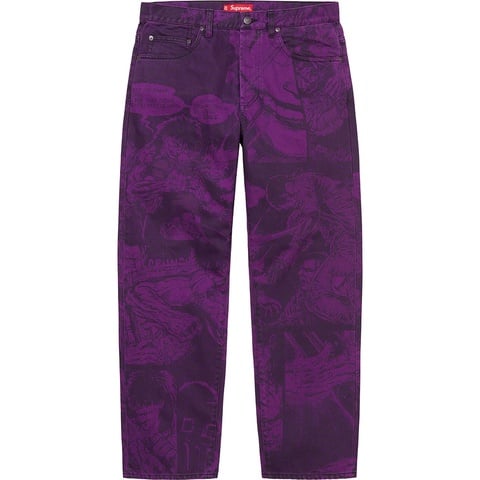Supreme Supreme/The Crow Regular Jean - Purple