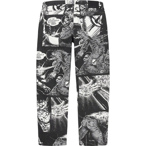 Supreme Supreme/The Crow Regular Jean - White