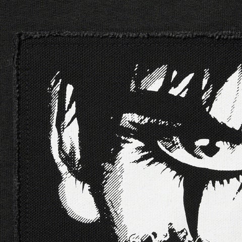 Supreme Supreme/The Crow Zip Up Hooded Sweatshirt - Black