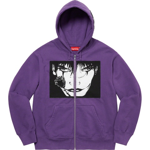 Supreme/The Crow Zip Up Hooded Sweatshirt - Supreme Supreme/The Crow Zip Up Hooded Sweatshirt - Supreme