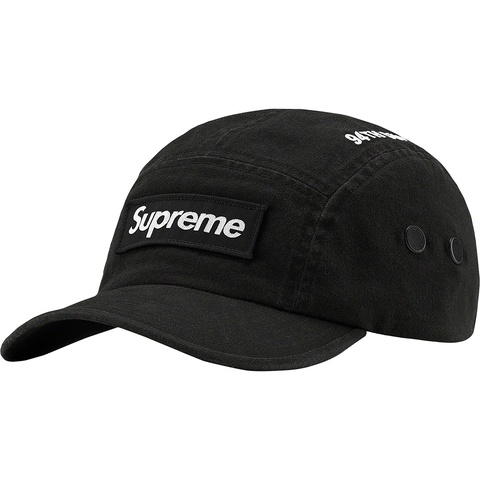Supreme Military Camp Cap - Black