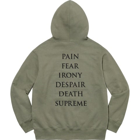 Supreme Supreme/The Crow Hooded Sweatshirt - Light Olive