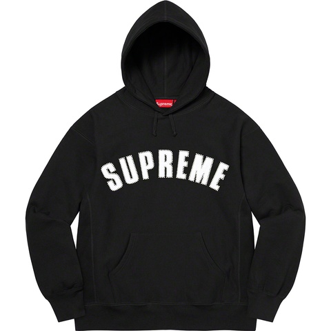 Supreme Pearl Logo Hooded Sweatshirt - Black