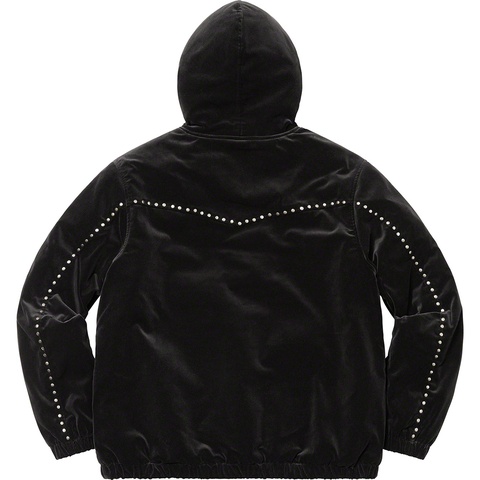 Studded Velvet Hooded Work Jacket - Supreme