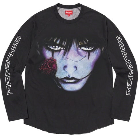 Supreme Supreme/The Crow Raglan L/S Top - Black Eyes
