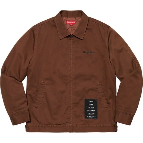 Supreme Supreme/The Crow Work Jacket - Brown
