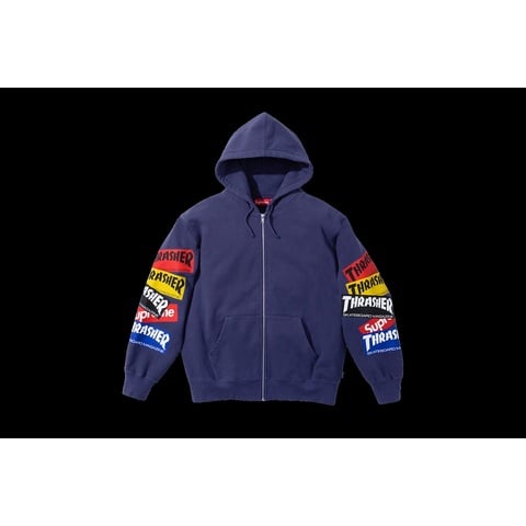 トップス Supreme Thrasher Zip Hooded Sweatshirt L Supreme®/Thrasher® Zip Up Hooded Sweatshirt - Supreme