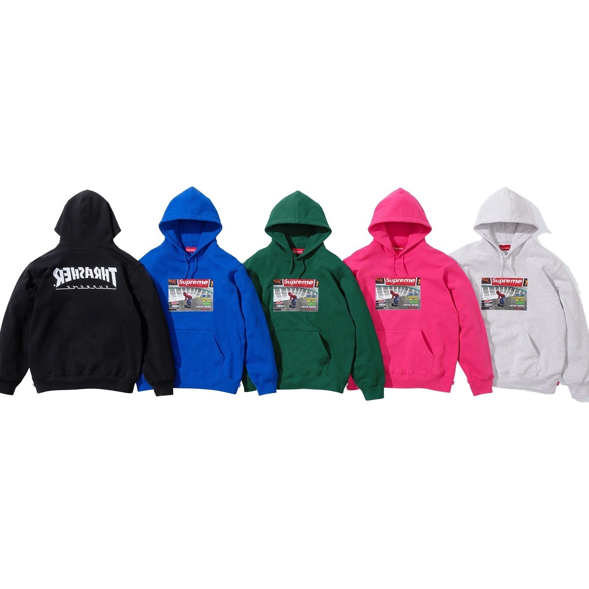 Supreme®/Thrasher® Hooded Sweatshirt - Supreme