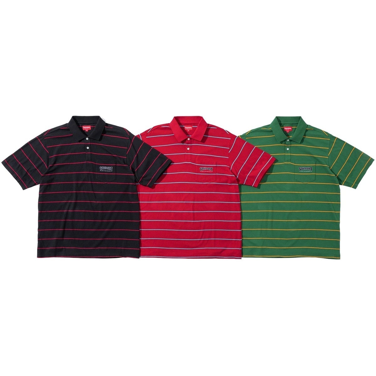 Supreme®/Thrasher® Stripe Polo - SupremeCommunity