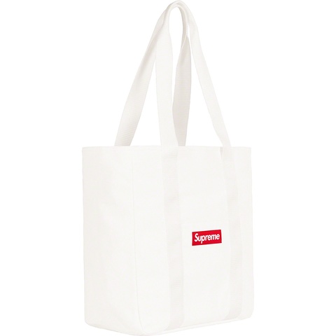 Supreme Canvas Tote - White