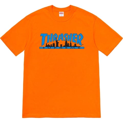 Supreme Supreme®/Thrasher® Skyline Tee - Orange
