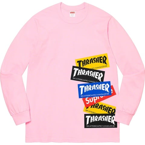 Supreme®/Thrasher® Multi Logo L/S Tee - Supreme