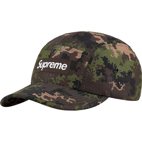 Supreme Camo Ripstop Camp Cap - Woodland Camo