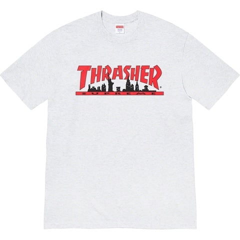 Supreme Supreme®/Thrasher® Skyline Tee - Ash Grey