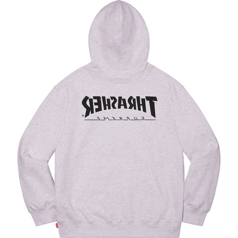 Supreme / Thrasher® パーカー \"Ash Grey\" Buy Supreme x Thrasher Multi Logo Zip Up Hooded Sweatshirt 'Ash