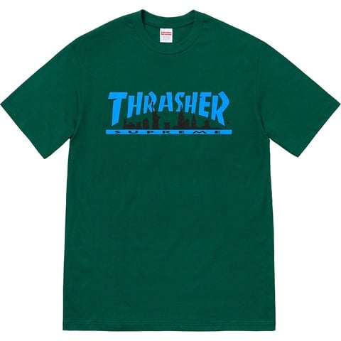 Supreme Supreme®/Thrasher® Skyline Tee - Dark Green