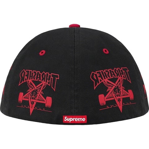 帽子 supreme THRASHER Supreme x Thrasher 6-Panel Hat White – blueandcream