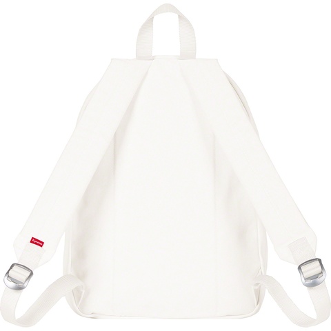 Supreme Canvas Backpack - White