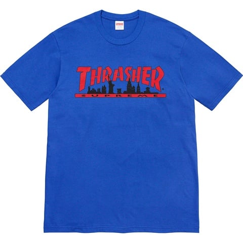 Supreme Supreme®/Thrasher® Skyline Tee - Royal
