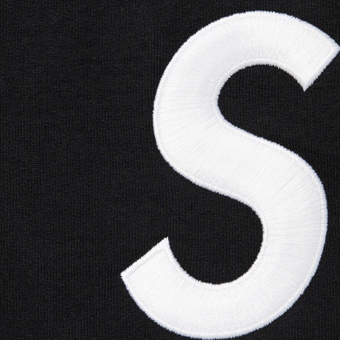 Supreme S Logo Split Sweatpant - Black
