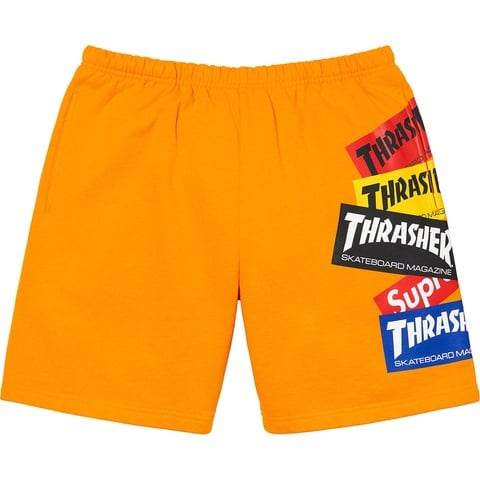 Supreme®/Thrasher® Multi Logo Sweatshort - Supreme