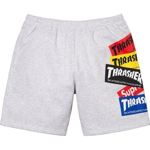 Supreme®/Thrasher® Multi Logo Sweatshort - Supreme