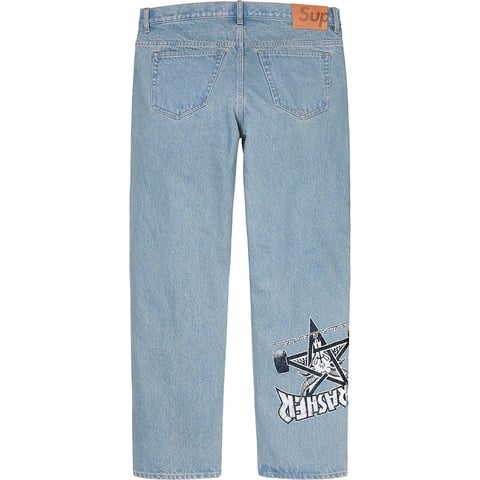 Supreme Supreme®/Thrasher® Regular Jean - Washed Blue