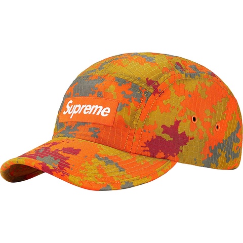 Supreme Camo Ripstop Camp Cap - Orange Camo