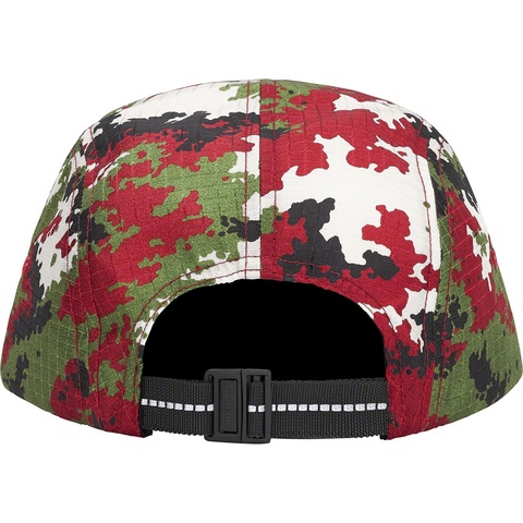 Supreme Camo Ripstop Camp Cap - Red Camo